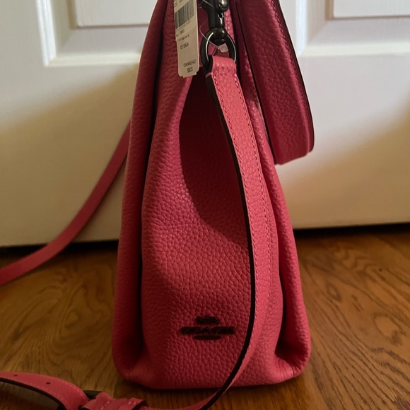 Brand New w/tags beautiful Pink leather Coach bag. - Picture 6 of 6